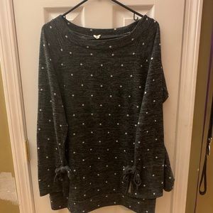 Chic Soul Polka Dot Sweater